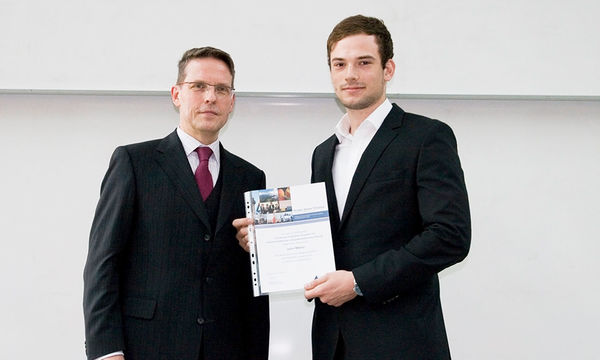 John Möller, Gewinner des Förderstipendiums der PROMOS consult aus dem Jahr 2014