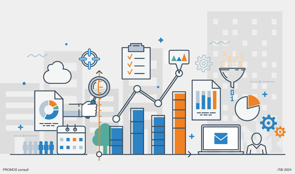 Figure 1: Predictive analytics can be used in a variety of ways, from risk management and market value forecasting to project development and location analyses. Predictive Analytics in der Immobilienwirtschaft