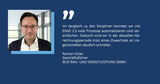 Editorial team: Last winter, you used the new EXAD 2.0 version to perform the billing for your entire inventory for the first time. What were your experiences with it? Küter: A software changeover is always a challenge. However, together with PROMOS, we started migrating our data and training our colleagues at an early stage. Of course, there were a few teething problems. Everyone had to get used to the new environment and the control effort was correspondingly higher. One or two bugs also had to be fixed at the beginning. However, thanks to the simplifications in EXAD 2.0 and very close project support from PROMOS, we were able to complete all the accounts on time and without any major delays. Editorial team: How did the support from PROMOS go? What changes do you see compared to previous years? Küter: During the data migration and the accounting period – in addition to a weekly jour fixe meeting – we had a kind of dedicated line to the technical support and our project managers. We searched for errors and worked on special cases together until late in the evening. Thanks to the really excellent support, we performed the introduction during ongoing operation without any major problems. Compared to previous years, we were able to automate and simplify many processes with EXAD 2.0. As a result, we are significantly faster in the current accounting period despite an increase in the number of properties. Editorial team: Can you give specific examples of which manual work steps or media discontinuities have been eliminated thanks to EXAD 2.0? Küter: Automated device replacement and the integration of meter readings are some of the things that offer significant added value. Tasks that are now largely realised at the touch of a button via an interface to the device management software required a great deal of manual work in the previous system. Furthermore, today we almost exclusively use digital data exchange with our largest customer, which also eliminates the need to print all invoices, for example. Editorial team: To what extent do you think the use of EXAD equips you for future challenges? Küter: After the experience of the last two years, I am confident that EXAD will handle the complexity of future challenges well. In the last two accounting periods alone, extensive legal requirements had to be implemented in addition to the actual software implementation. This has worked very well and gives us the confidence that we will be able to deal with any changes in the future. We are also still in regular contact today and, despite the geographical distance, we also meet in person to talk constructively about future projects and ideas. Editorial team: That sounds excellent! What are your next goals? Küter: The next short-term goal for the upcoming billing period is to replace the final manual work step for us – cost entry – with data exchange. In the future, however, we would also like to offer other services, such as tenant electricity billing. We will discuss this during our next exchange with PROMOS. Editorial team: Thank you very much! Roman Küter ist Geschäftsführer der BUD Bau und Dienstleistung GmbH und sehr zufrieden mit der Umstellung auf EXAD 2.0