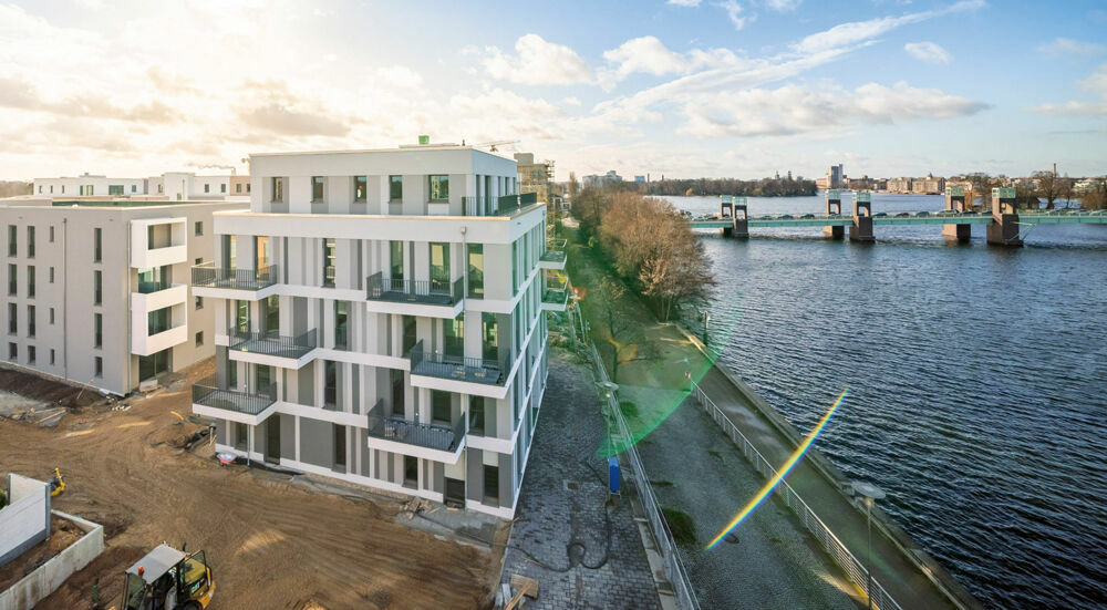 Project Waterkant in the Berlin district of Spandau Projekt Waterkant der Gewobag