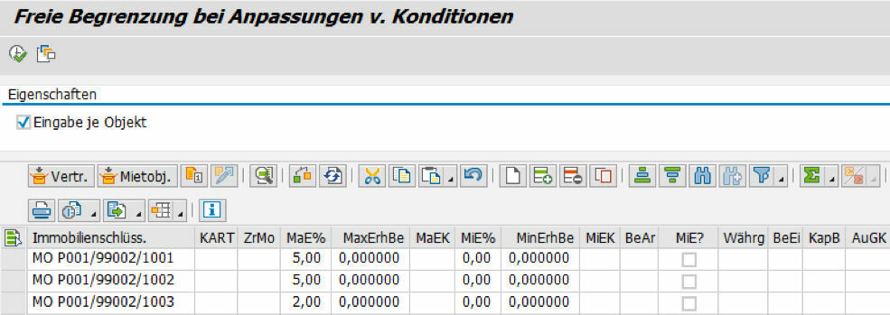 PROMOS Kappungstool mit unterschiedlichen Begrenzungen