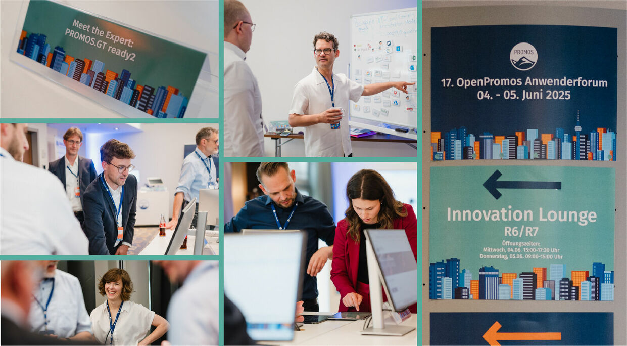 In der Innovation Lounge hatten die Besucherinnen und Besucher die Möglichkeit, Lösungen und Themen live mit Experten zu besprechen.