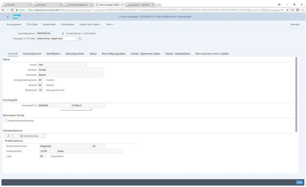 The PROMOS report provides a CSV file for data export.