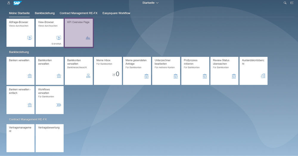 Einstieg in das PROMOS KPI Dashboard über das Fiori Launchpad