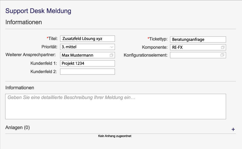 Figure 1: In keeping with the motto “less is more”, Fiori ® simplifies the creation of notifications as only the relevant key information is prepared. This allows users to navigate through the application quickly. PROMOS Supportmeldung in SAP Fiori