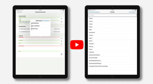 Neuer YouTube-Clip zur easysquare Schadenserfassung online