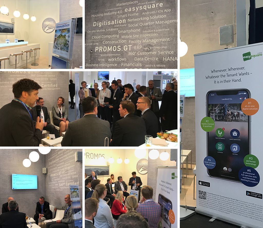 A particular draw was our joint presentation with berlinovo on the tenant app. Rückblick zur PROMOS Messeteilnahme an der Expo Real 2017