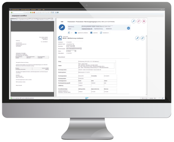 easysquare Rechnungseingangsworkflow