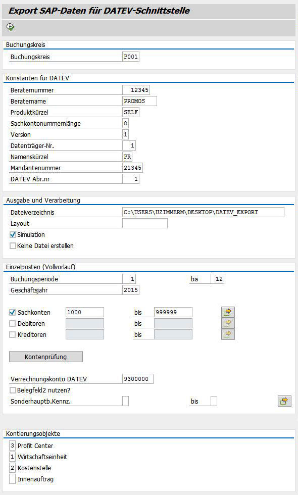 Accurate data transfer with the DATEV interface. Fehlerfreier Datentransport mit der DATEV-Schnittstelle