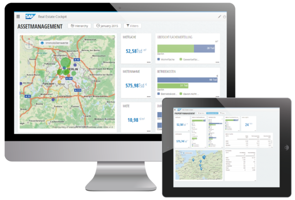 SAP Real Estate Cockpit für das Asset-, Property und Portfoliomanagement
