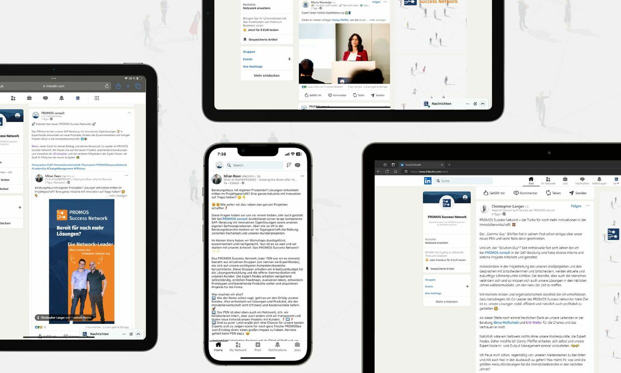 Our experts introduce themselves on LinkedIn and provide exclusive insights into their specialist group work.
