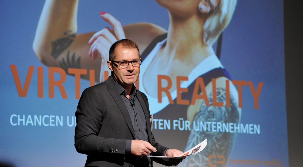 Christoph Ostler auf dem 13. OpenPromos Anwenderforum 2017 in Berlin