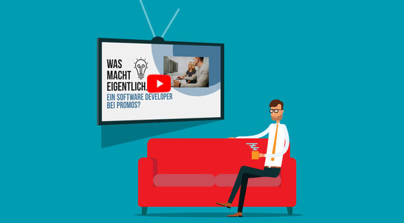 Video zur Arbeit in der PROMOS Software Entwicklung