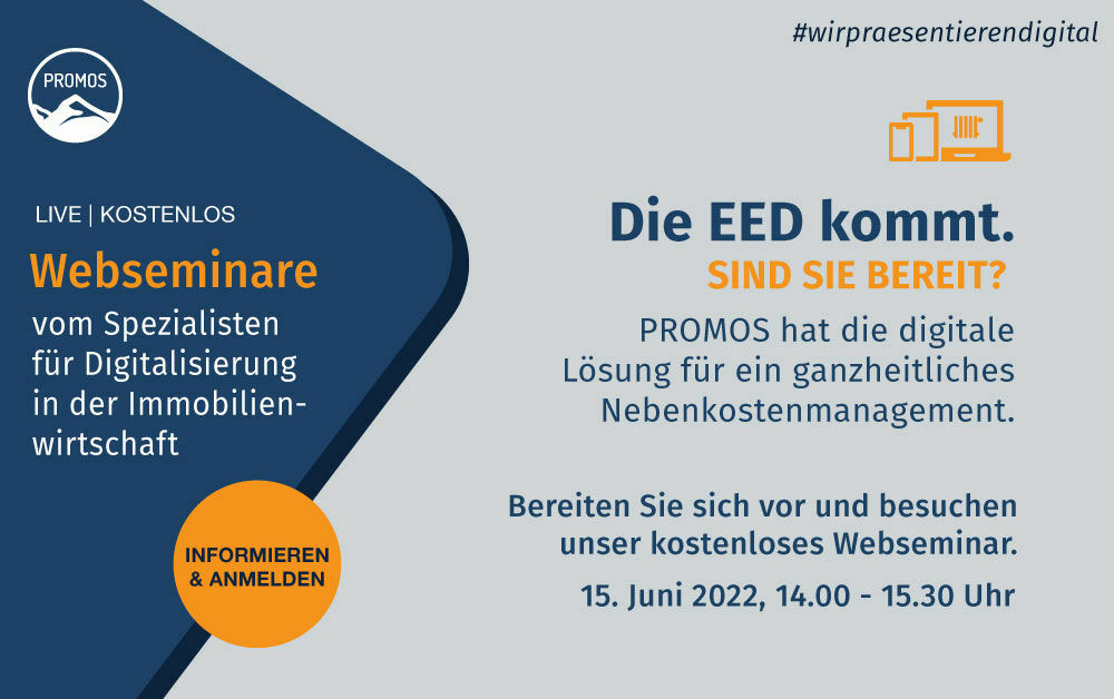 Einladung zum Webseminar "EED-Richtlinie einfach umsetzen" am 15. Juni 2022 