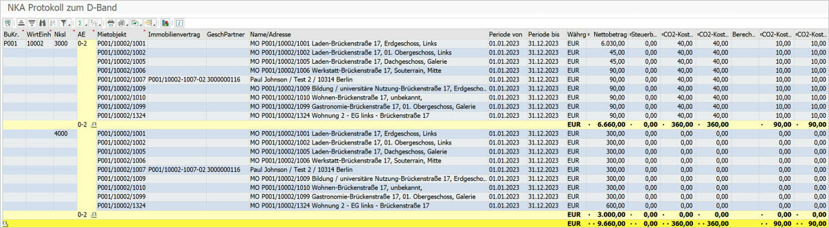 Stibbe adds, “This part of the innovations is relevant for all our customers. It is something that has to be implemented. Now that the SAP Note has finally been released, we are pleased to be able to provide our customers with a suitable solution that processes the new D record.” Summary Stibbe provides a fitting comparison to help customers better understand the complex innovations and billing requirements for the current period: “It is a bit like learning to dance. There are some compulsory steps to learn, but once you have done that, you have free reign. You can still use the portals provided by the billing service providers to manually send the data, like before. The allocation of apportionable and non-apportionable CO 2 emission costs for accounting and the technical processing of D records with ARGE 3.10, on the other hand, are the compulsory steps. Alongside all the compulsory tasks and any other extra tasks the utilities manager has to deal with, we should not lose sight of our main goal: to completely digitalise the settlement process. This is what I am advocating and, if we are successful, this will be our future.” Im Protokoll zum D-Band können können alle gemappten Daten angezeigt werden.