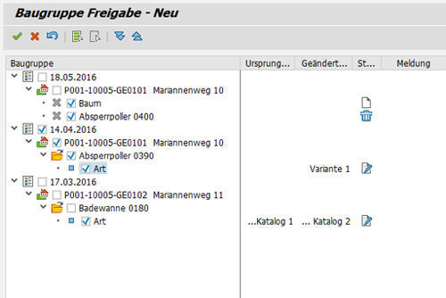 easysquare Mobile Bestandsfreigabe: Freigabedialog in SAP® 
