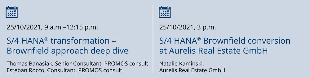 Cheat sheet for autumn: When can you experience our customers and experts live at this year’s event in Potsdam?
