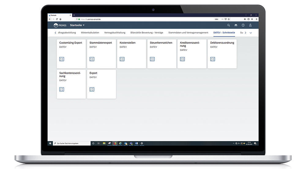 Einstieg in die PROMOS DATEV-Schnittstelle in SAP Fiori