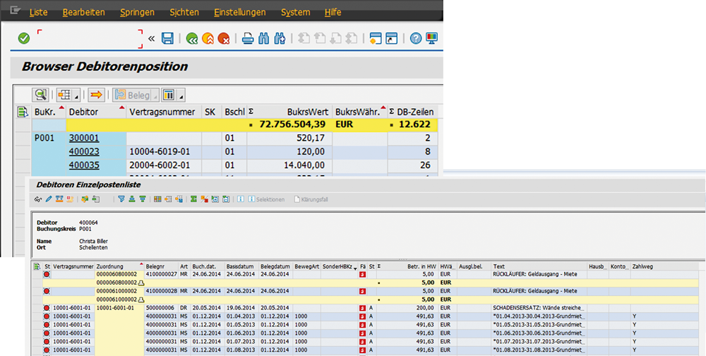 Die SAP HANA Datenbank ermöglicht neue performante Wege im Reporting auch über den SAP GUI. Neue Oberflächen werden browserbasiert implementiert.